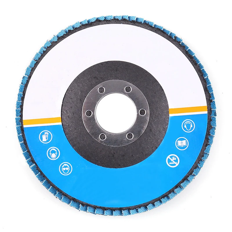 10 pcs 80 Grit 4.5'' Zirconia Angle Grinder Flap Disc Abrasive Sanding Wheels Tool  for Wood Zirconia Outer Sanding Tool