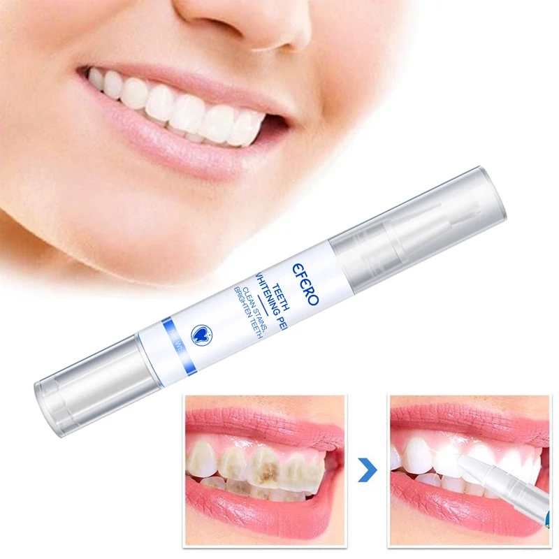 EFERO белая отбеливающая ручка для зубов отбеливающий гель для зубов отбеливание, удаление пятен гигиены полости рта отбеливающий гель