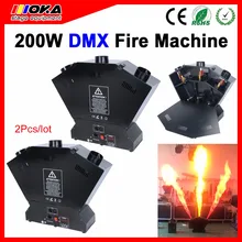 2 шт./лот 3 головы Пламени Проектор сценический специальный dmx генератор огня профессиональное оборудование для сцены пожарная машина газ