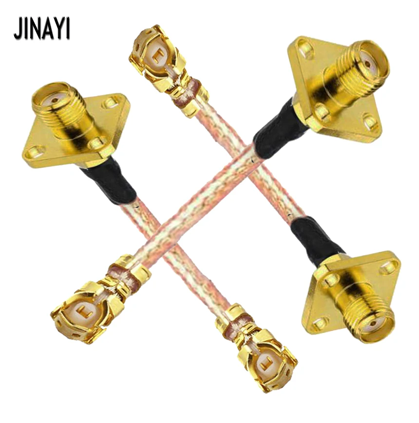 10 шт. IPEX IPX U. fl to SMA Female 4 отверстия фланцевое крепление панель разъем RG178
