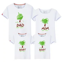 Family matching clothing mother and daughter clothes family look t-shirt mother son outfits cotton letter dad son clothes love laura iding emergency single dad mother needed