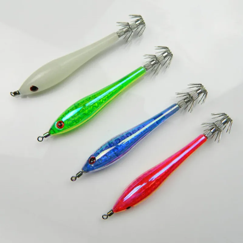 

2 шт./Крючки осьминог рыболовные светящиеся кальмары Джиги морской воды крючком Мягкая приманка рыболовные приманки рыболовные снасти