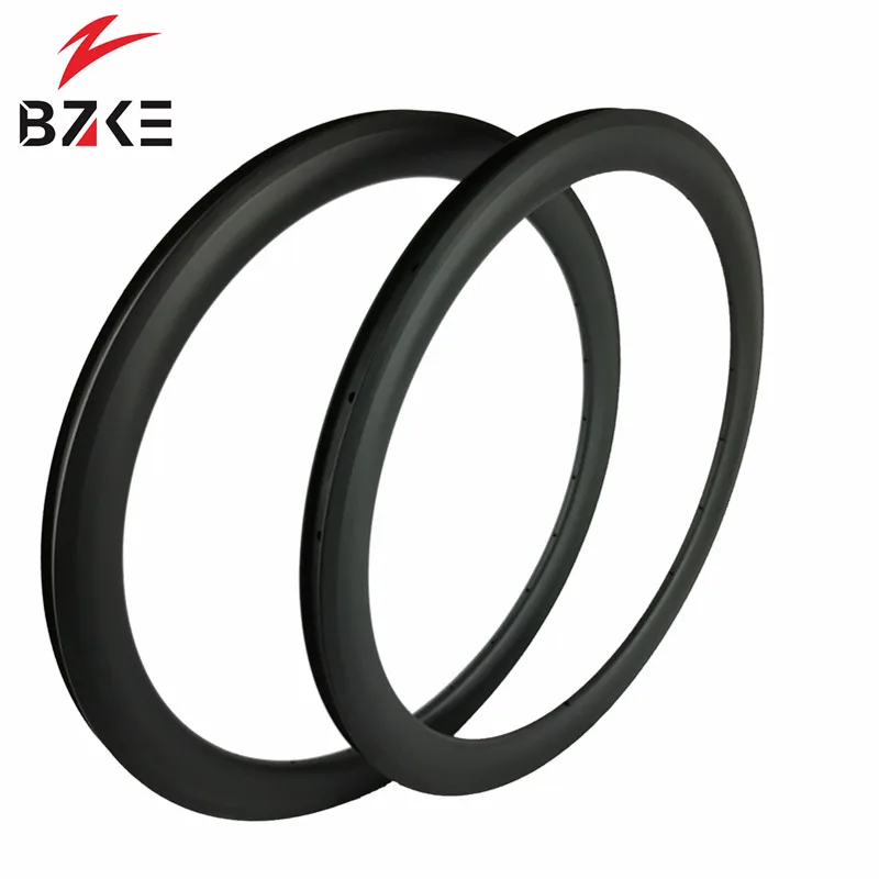 Perfect BZKE carbon rim for road bike 700c carbon road rim 50mm deep 25mm width chincher or tubeless racing bicycle rims UD 3K finish 3