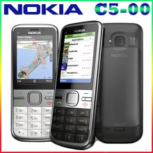 C5 Débloqué Original Nokia C5-00 téléphone portable GSM 3G 3.15MP Caméra FM GPS Bluetooth Livraison gratuite