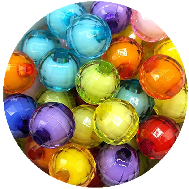 

8/10/12mm 100/50/30Pcs/Lot Cheap New Round Acrylic Resin Beads Candy Color Acrylic Spacer Beads Jewelry Accessoires Wholesale