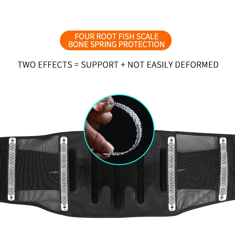 TMT Gym Lumbar Waist Support Adjustable Waist Trimmer Belt Back Exercise Weight Loss Body Shaper Fi