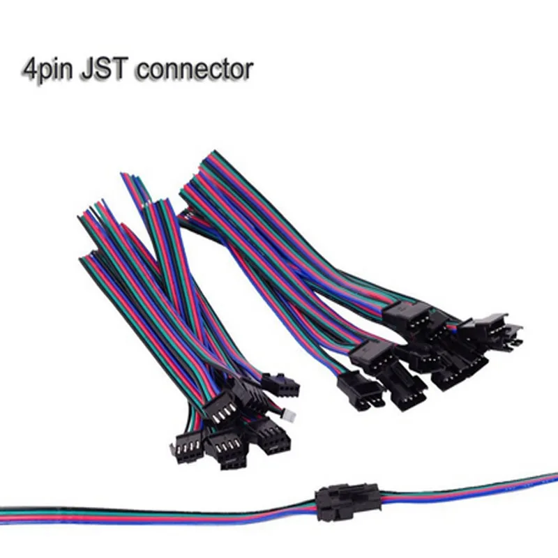 2pin 3pin 4pin 5pin WS2812B WS2812 5050 RGB RGBW светодиодный светильник разъем для