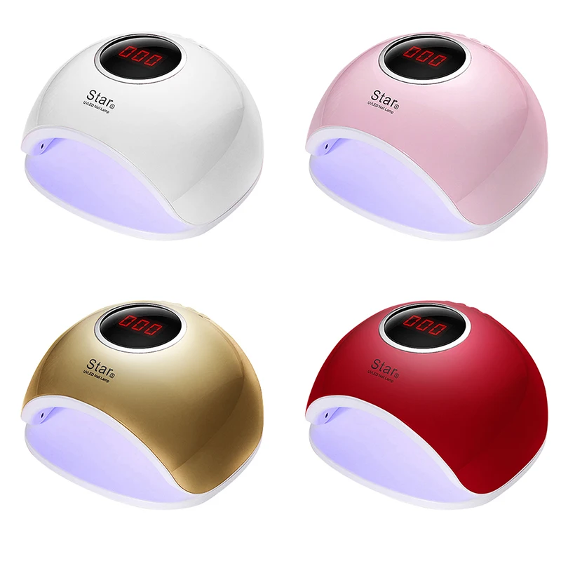 

72w Nail Polish Lamp Led New Machine Intelligent Induction Phototherapy Nails Dryer Tools Glue Baking Lamps Four Colors