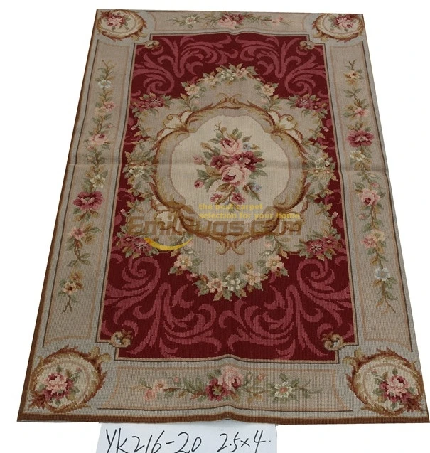 Orbusson Восточный вышитый Коврик с переплетенным шерстяным венком вязаный для ковров гостиная народное искусство шерстяной ковер