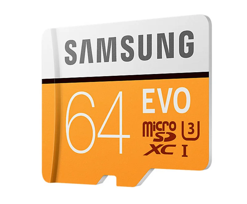 SAMSUNG карта памяти Micro SD, карта памяти, 64 ГБ 128 ГБ SDXC Max 100 МБ/с. EVO емкостью 64 Гб 128 Гб класс 10 TF карты U3 флеш-карта