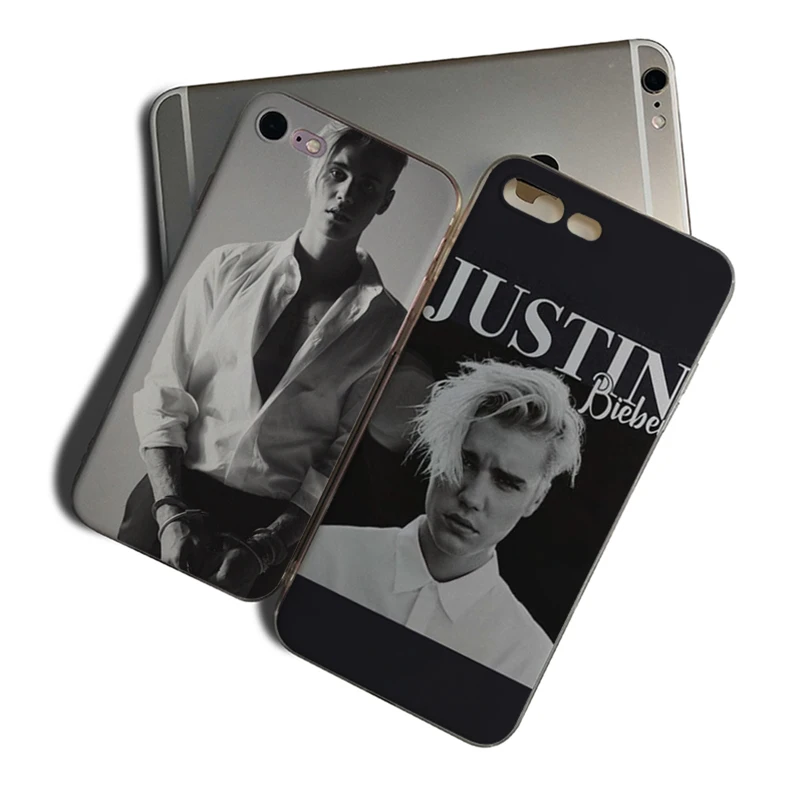 Justin Bieber Soft silicone Half-wrapped Transparent case For Apple iPhone 7 8 5 5s 6 6s X XSmax XR 7plus 8plus 6plus bumper