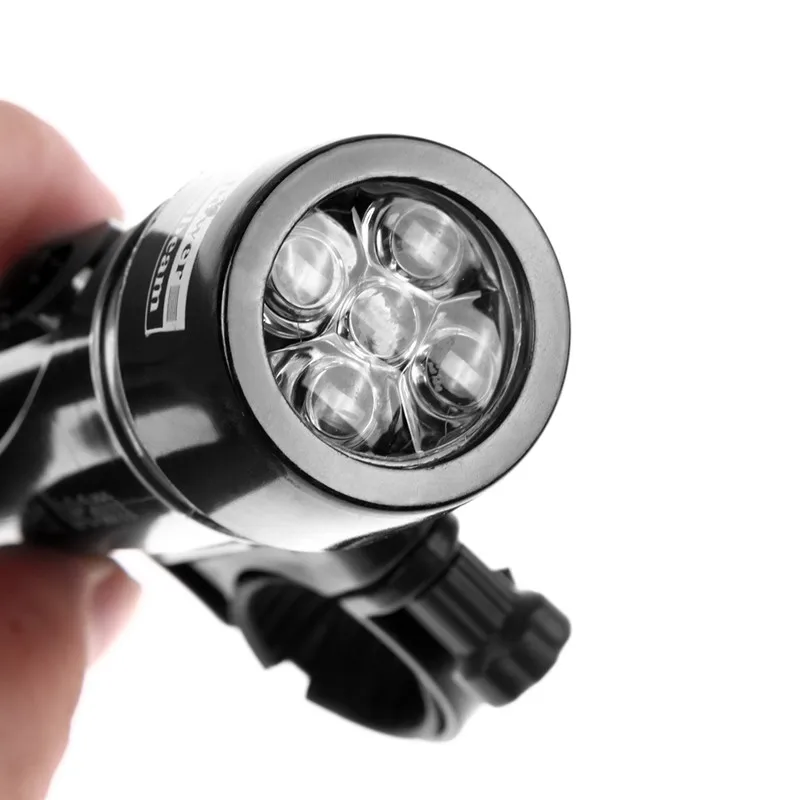 Flash Deal High Quality 5 Led Bicycle Front Head light Waterproof Road MTB Mountain Bike Cycling Lamp Flashlight Bicycle headlight A3073 17