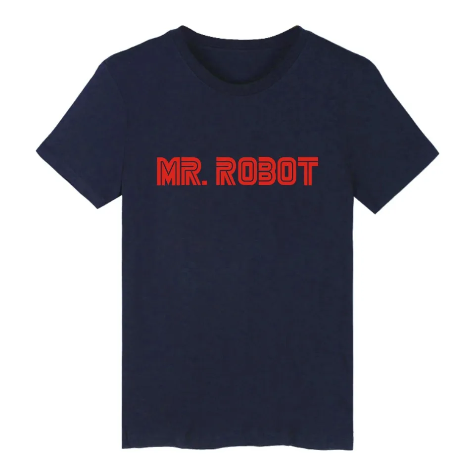 LUCKYFRIDAYF MR футболка с роботом летняя футболка MR Robot футболка с роботом Homme мужская футболка в стиле хип-хоп MR Robot футболка с надписью Fsociety одежда