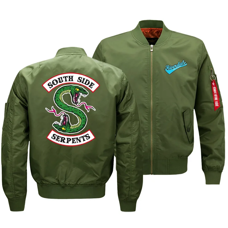 amazing  Riverdale South side air force Jacket Women Bomber Jacket Motorcycle Jackets slim Coat Zip Outwear 