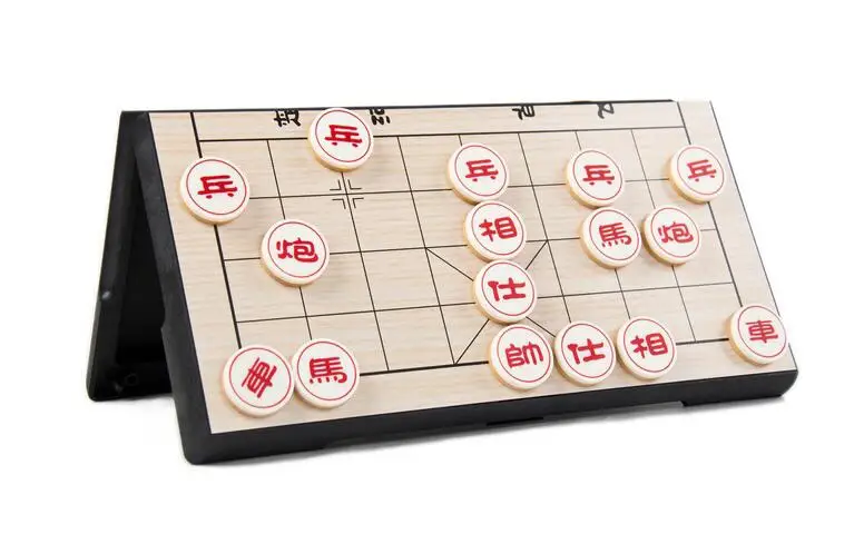 25*25*2 cm Portable Chinese Chess Set Magnetic Foldable Board Game Xiangqi Travel for Entertainment family game | Спорт и