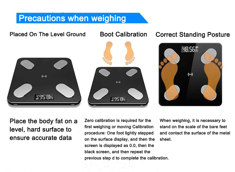 Весы для тела, веса жира, напольные весы, научная цифровая, умные весы с функцией Bluetooth, BMI, для ванной комнаты, весы для фитнеса, 180 кг, с ЖК-подсветкой