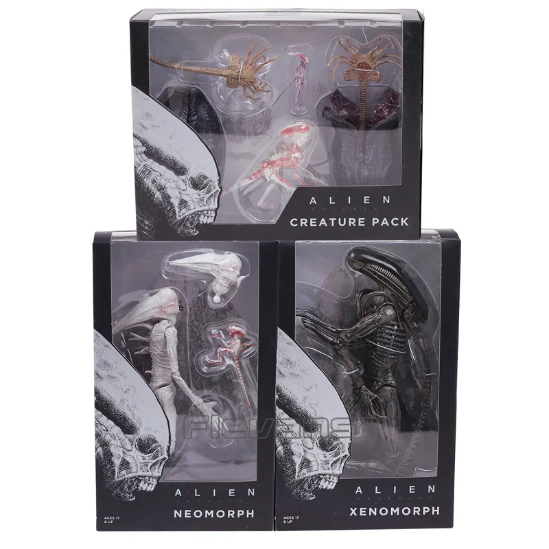 NECA Alien Covenant Xenomorph Neomorph Creature Pack ПВХ фигурка Коллекционная модель игрушки