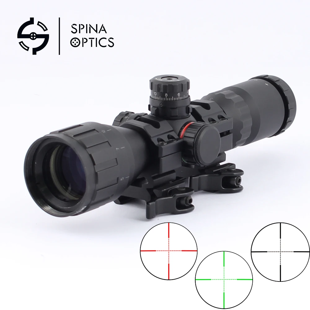 

SPINA OPTICS rifle scope 3-9x32 Hunting riflescope With Sun Shade Tactical Optical Sight Tube Equipment for Hunter