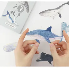 Карты любовника большая рыба дома открытка поздравительная открытка Письмо Бумага Закладка 1 лот = 1 Упак. 30 шт