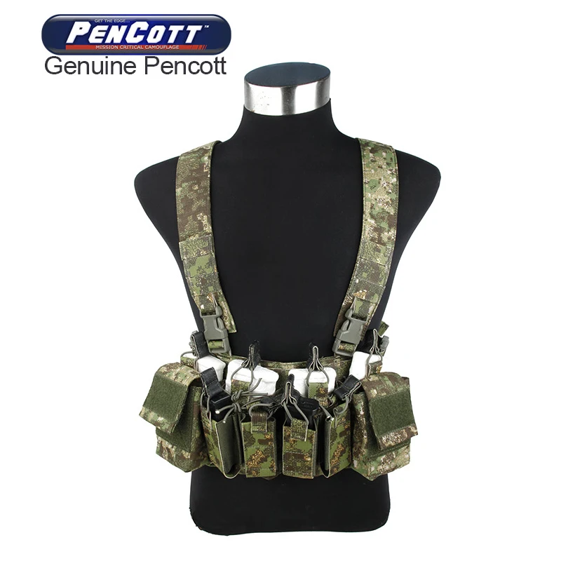 

2017 Greenzone D3-CRX 556 Light Tactical Chest Rig Genuine Pencott Chest Carrier CP tactical Chest rig