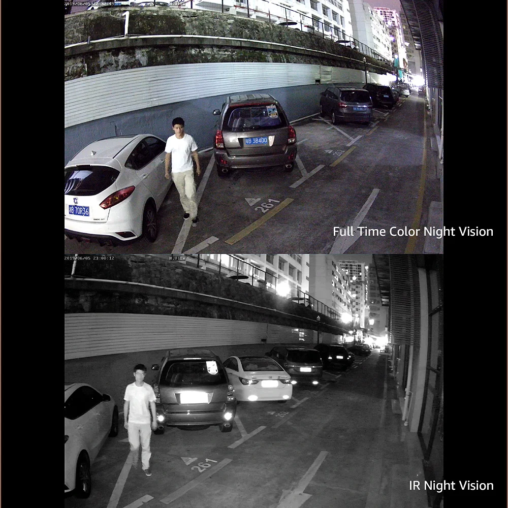  H.VIEW 5MP IP Camera Wifi Outdoor 2.4G 5G IP Cameras Wifi Onvif Full Time Colour CCTV Camera Outdoo