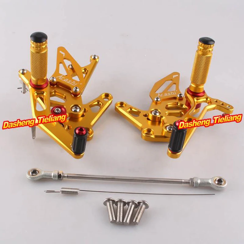 

Motorcycle Adjustable Rear Set Footrests Foot Pegs Assembly For Suzuki Hayabusa GSX1300R 1999-2007 Pair Spare Parts