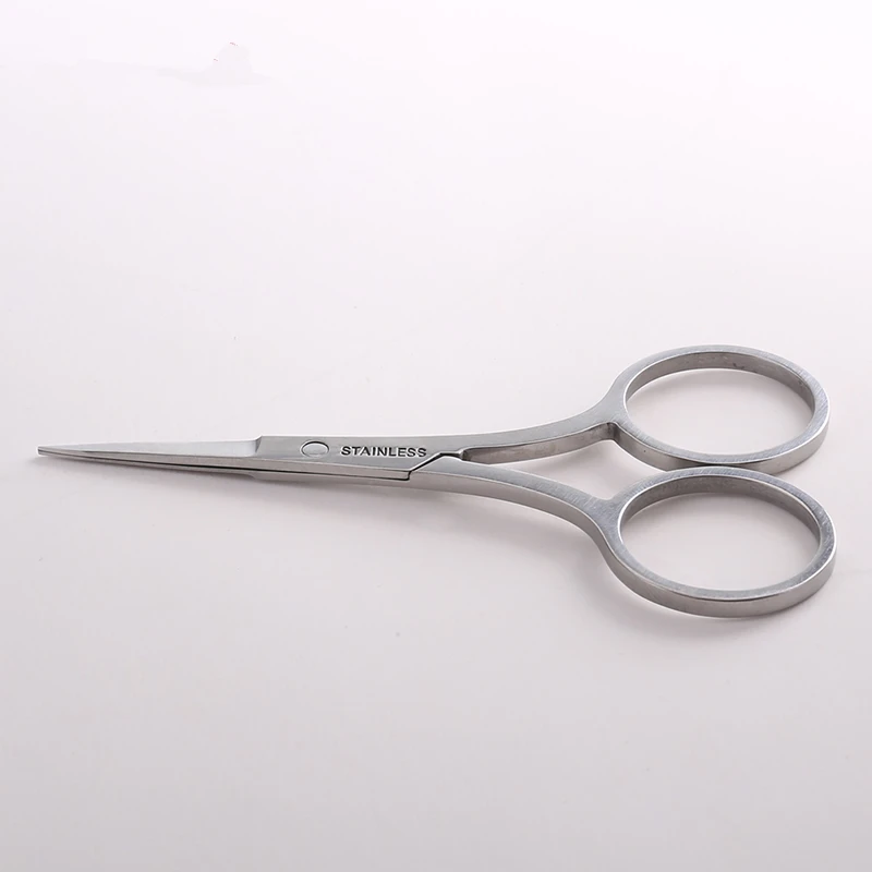 Stainless Steel Sharp Tip Eyebrow Makeup Scissors Manicure Lady Baby Facial Hair Trimming Tweezer Scissors Make Up Beauty Tool