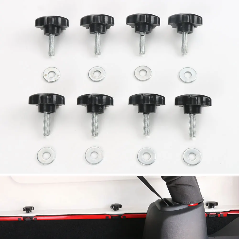 16pcs Car Hardtop Bolts Screw Nuts Removal Caps Cover Set For 2007 2016