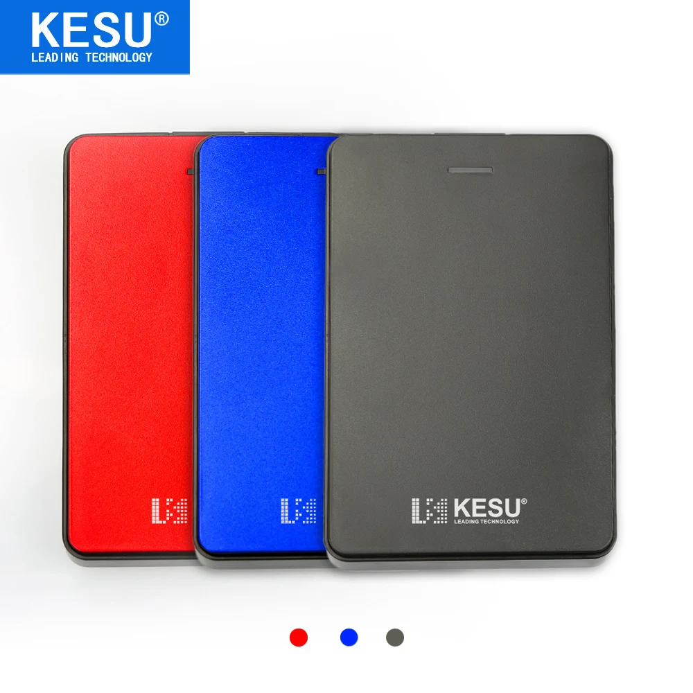 KESU 2.5'' External Hard Drive 80GB 120GB 160GB 250GB 320GB 500GB Storage USB2.0 HDD Portable External HD Hard Disk for PC/Mac