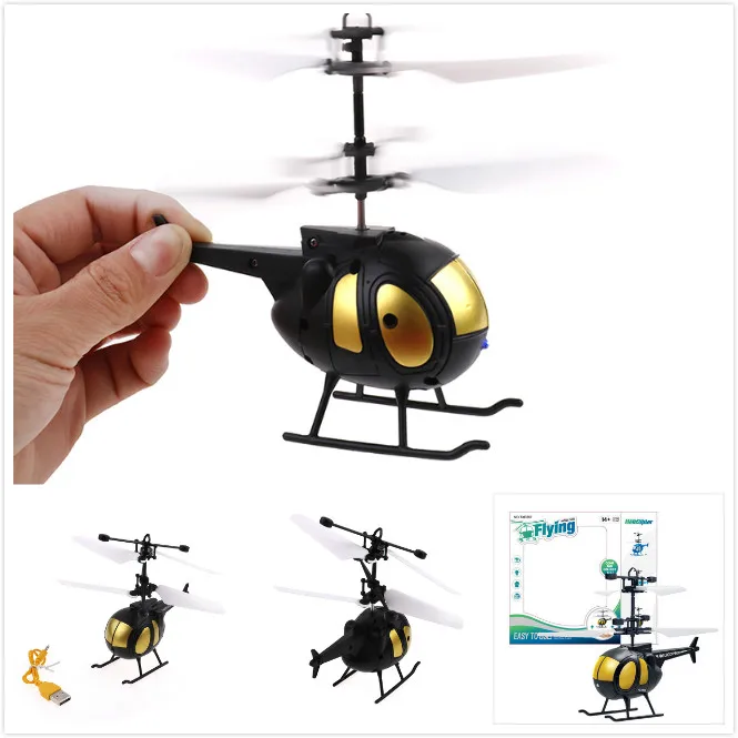 

Funny Mini RC Drone Flying RC Helicopter Aircraft Dron Infrared Induction Remote Control Drone Dron Kids Toys High Quality