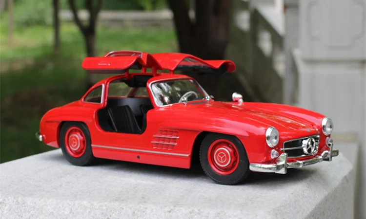 Реалистичный изысканный 1/24 классический benz 300 SL литья под давлением из металлического сплава Модель автомобиля коллекционная игрушка подарок