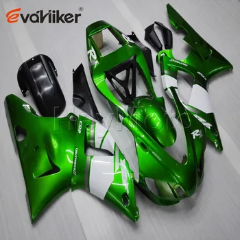 

Custom Motorcycle cowl for YZFR1 2000-2001 YZF R1 00 01green ABS Body Kit motor Fairing