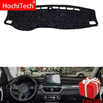 

Rose Pattern Non-slip Dashmat Dash Mat Dashboard Cover Pad Cover Carpet Car Sticker for Kia sportage R 2018 2019 Car Styling