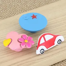 Милый мультфильм детские спальни мебель кабинет ручки и ящике комода шкаф тянет смолаы ручки ручки