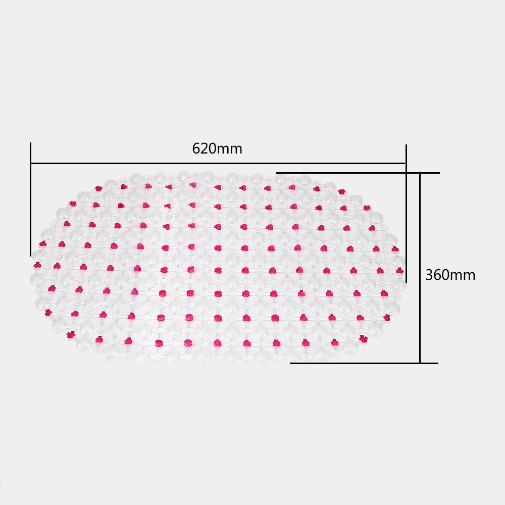 62*35 см нескользящий коврик для ванной комнаты безопасный коврик для ванной комнаты пластиковый красочный точечный Массажный коврик из бисера коврик для ванной комнаты коврик для ванной