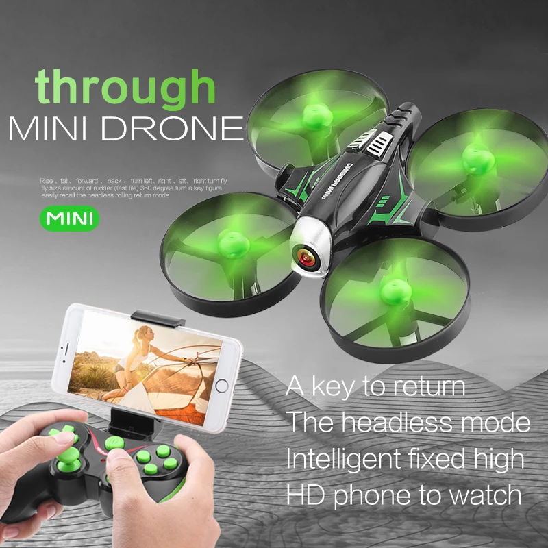 

HC630 Wifi FPV Camera RC Mini Nano Drone Upgraded Version Of H36 With Airpressure Altitude Hold Mode Have Transmitter RTF