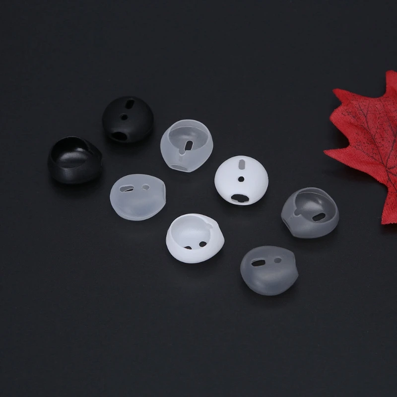 4 Pairs Silicone Antislip Earphone Earbuds Tips Cover For AirPods Apple EarPods