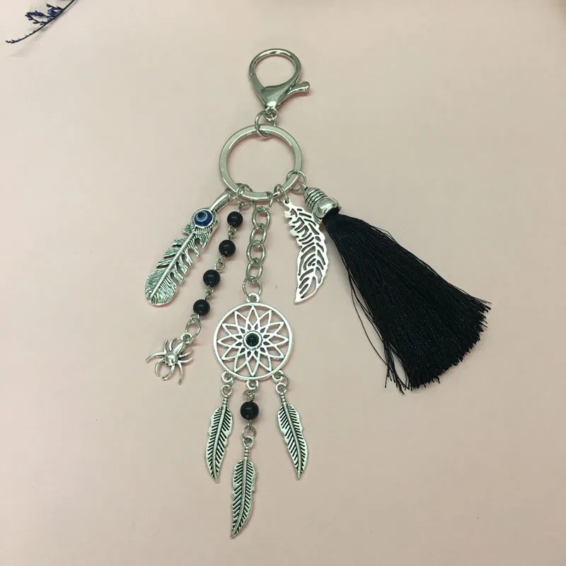 

2019 Fashion Dream keychain Catch Alloy Key chain Styles Tassel Bag Pendant Jewelry Accessories Keyring For Women Creative Gift
