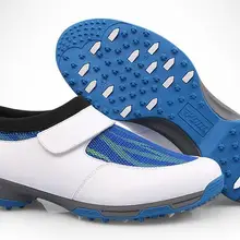 Горячая распродажа! PGM мужские спортивные туфли для гольфа с сеткой весна лето легкие кроссовки с липучкой дышащие и устойчивые и водонепроницаемые