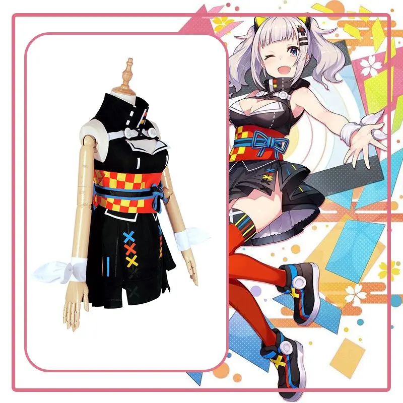 Аниме Kaguya Luna карнавальный костюм популярный Virtual Youtuber A.I.Channel официальный полный