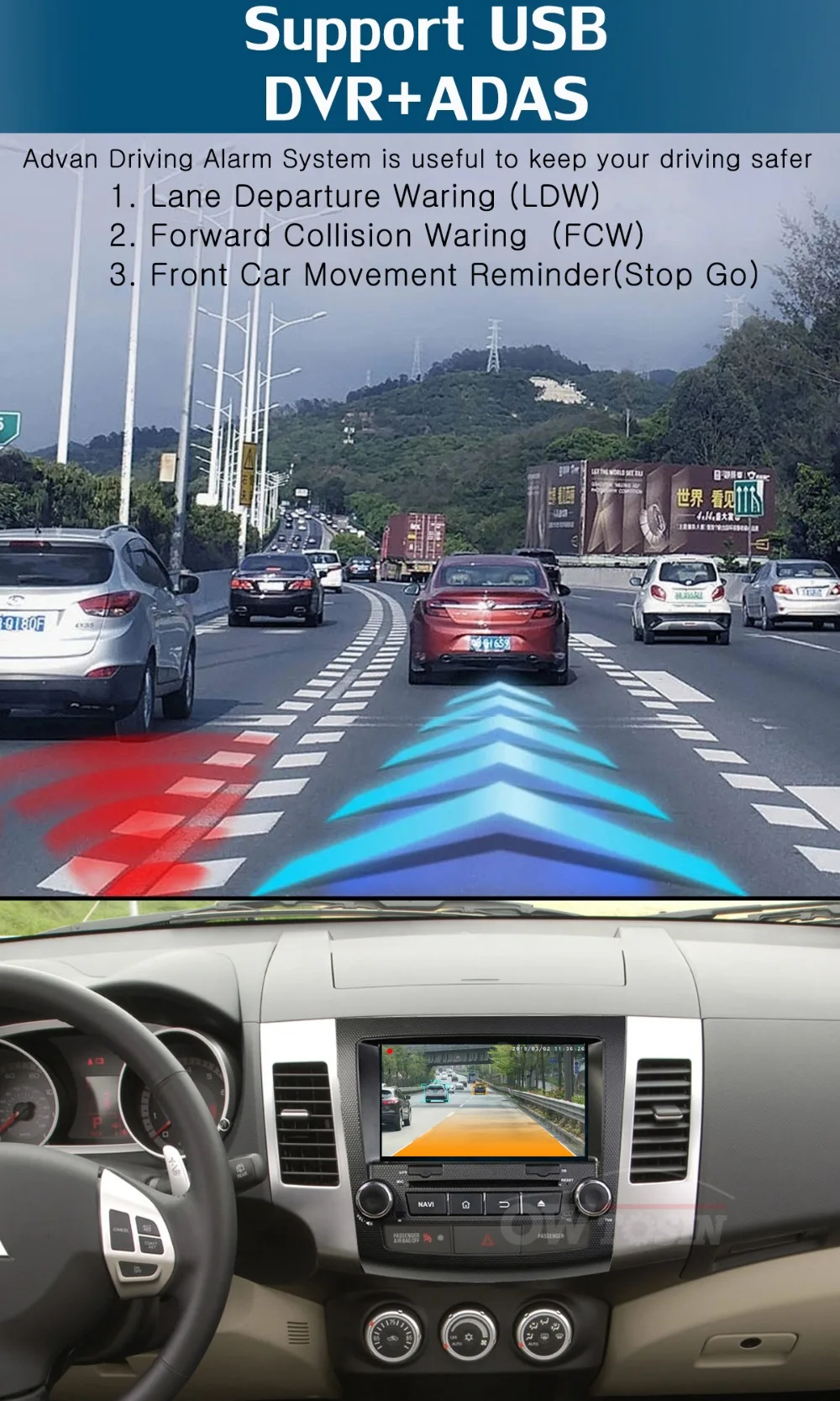 Cheap 8" IPS 1920*1080 8Core 4G RAM+64G ROM Android 9.0 Car DVD Player For Mitsubishi Outlander 2006-2012 DSP Radio GPS Parrot BT Adas 6