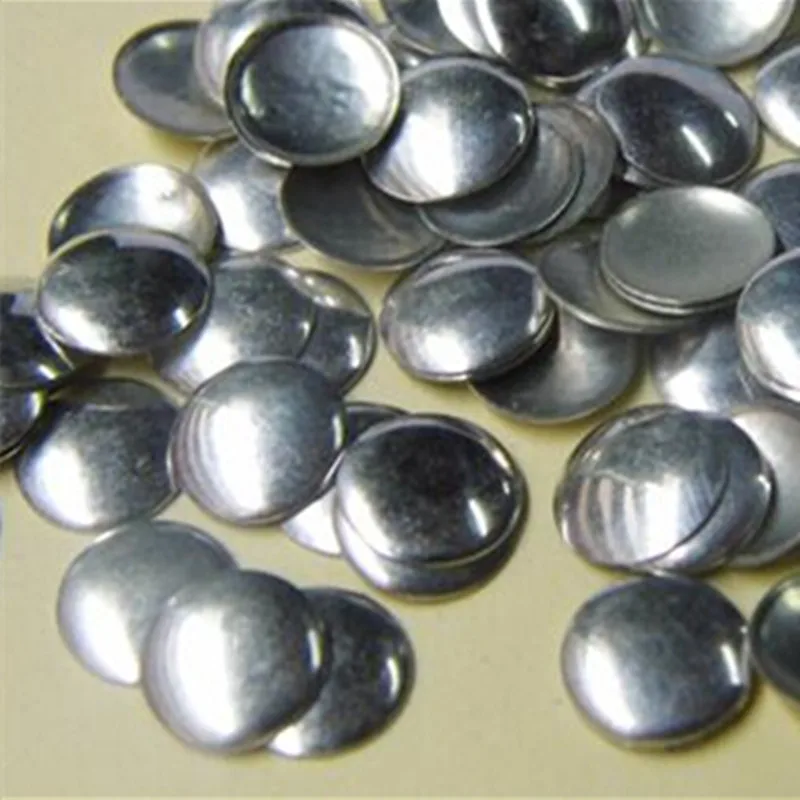 

200pcs 5mm Round Silver Flat Back Studs Hotfix Iron On Glue FlatBack DIY Rhinestuds Punk Style Accessory For Clothing/bags/shoes