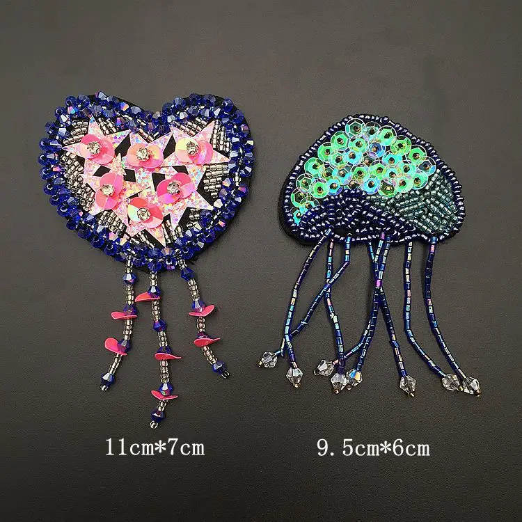 beaded rhinestone patches 14