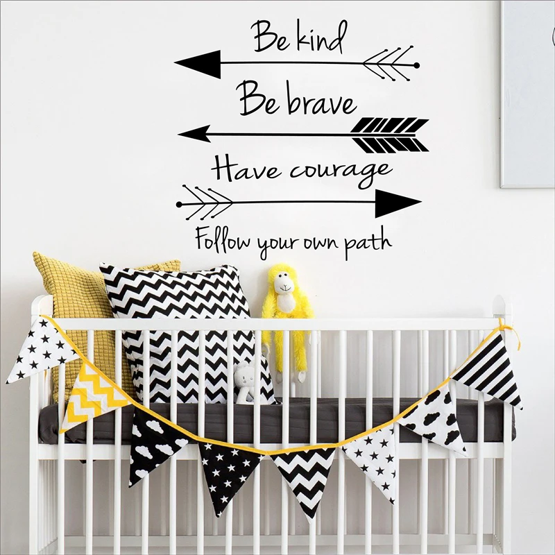 Follow own path sticker