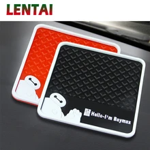 LENTAI 1 шт. автомобильный baymax нескользящий коврик черный красный для Toyota Avensis Rav4 Audi Q5 A6 Lifan X60 Renault Captur Skoda Yeti Ford Mondeo