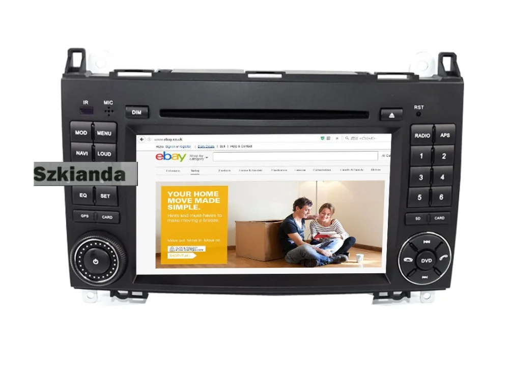 Best 7 inch HD Android 7.1 Car DVD Player for Mercedes-benz B200 W169 A160 Viano Vito GPS NAVI RADIO BT built-in 4G wifi dvr Free map 6
