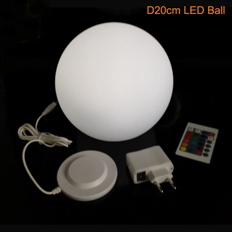 Skybesstech 12 см d15см d20см d25см d30см d35см светодиодный шар ночник 16 цветов с