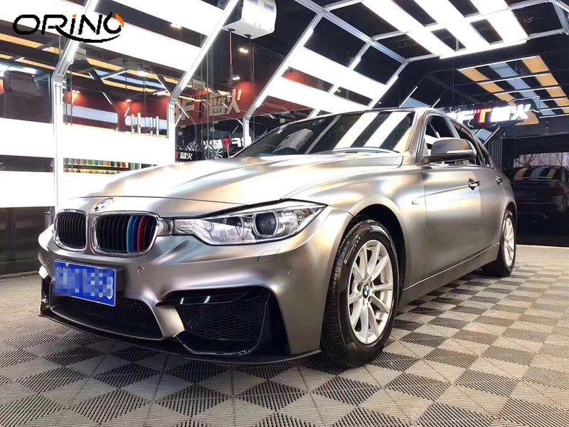 Grey Pearl Metallic Vinyl Film Wrap-4