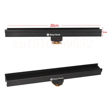 

Adjusttable 8" Rail 20cm Flash Bracket Hot / Cold Shoe Extension for Led Video light Microphone Extension with standard shoe