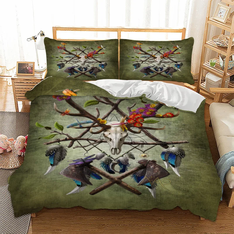 

Indiana style bedding set Twin Full single Sizes bed linens set High Quality Quilt / Duvet Cover set 100% polyester bed set